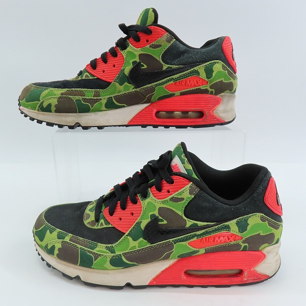 実際に弊社で買取させて頂いたNIKE×ATMOS/ナイキ×アトモス AIR MAX 90 PREMIUM ハンターカモ 333888-025/28.5の画像 3枚目