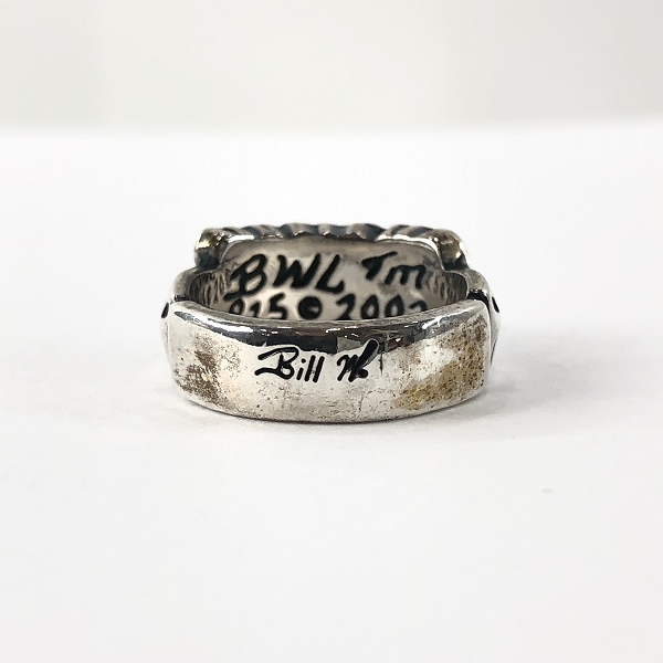 実際に弊社で買取させて頂いたBill Wall Leather/BWL/ビルウォールレザー ロゴデザインリング/14号の画像 3枚目