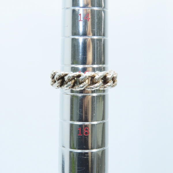 実際に弊社で買取させて頂いた【レシート有り】CHROME HEARTS/クロムハーツ XTRA FANCY RING SML エクストラファンシーリングスモール/16.5号の画像 6枚目