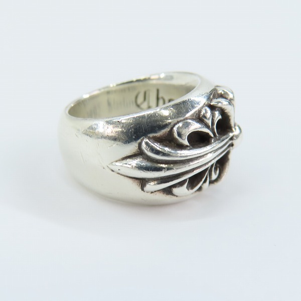 実際に弊社で買取させて頂いたCHROME HEARTS/クロムハーツ FLRL CRS/クロムハーツ フローラルクロスリング/9-9.5号の画像 3枚目