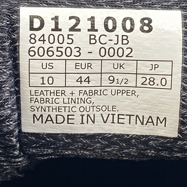 実際に弊社で買取させて頂いたDanner/ダナー FIELD LOW フィールドロー GORE-TEX ゴアテックス ブーツ ブラック D121008/US10の画像 5枚目