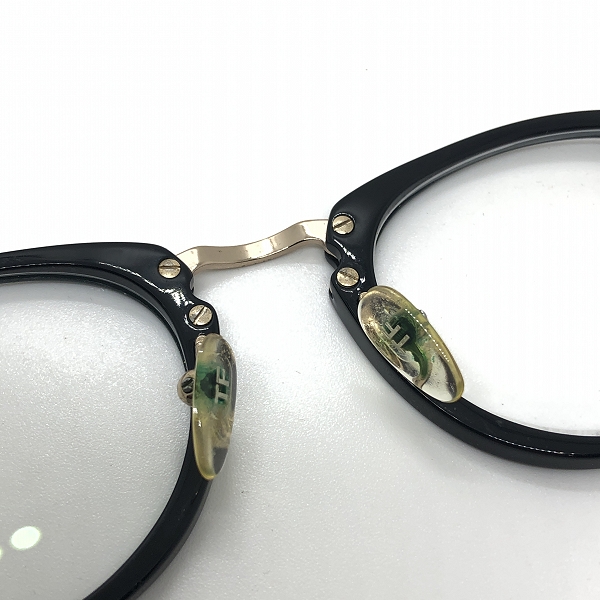 実際に弊社で買取させて頂いたTOM FORD/トムフォード ボストン メガネフレーム TF5467 001の画像 3枚目