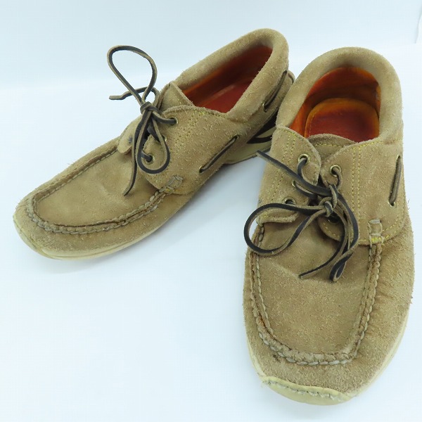 実際に弊社で買取させて頂いたVISVIM/ビズビム スエード デッキ スニーカー ベージュ系/11