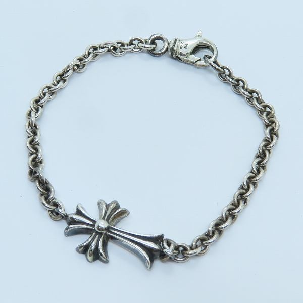 実際に弊社で買取させて頂いたCHROME HEARTS/クロムハーツ タイニーCHクロス チェーン ブレスレット