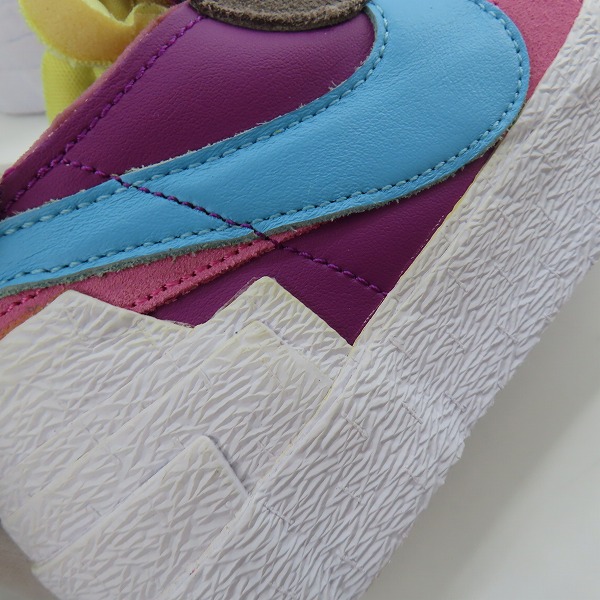 実際に弊社で買取させて頂いた NIKE×KAWS×sacai/ナイキ×カウズ×サカイ BLAZER LOW/ブレーザーロー パープルダスク DM7901-500/26の画像 7枚目