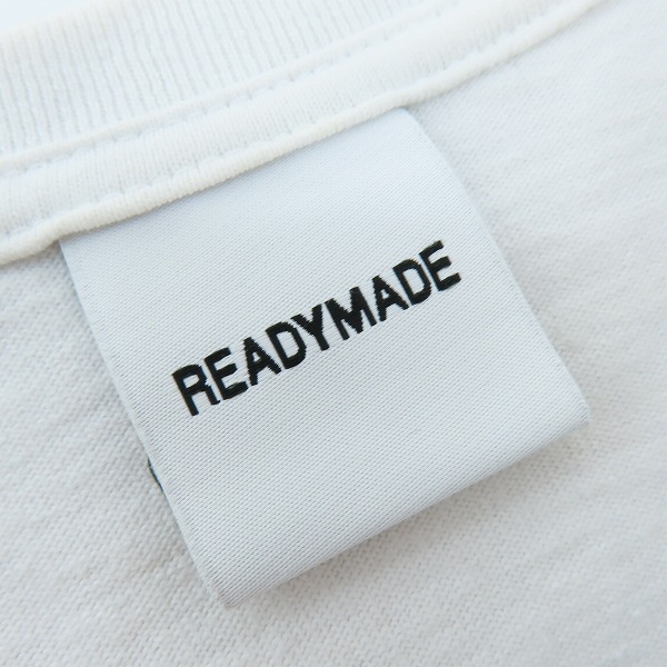実際に弊社で買取させて頂いたREADYMADE/レディメイド COLLAPSED FACE T-SHIRT/Tシャツ RE-CO-WH-00-00-143/Lの画像 2枚目