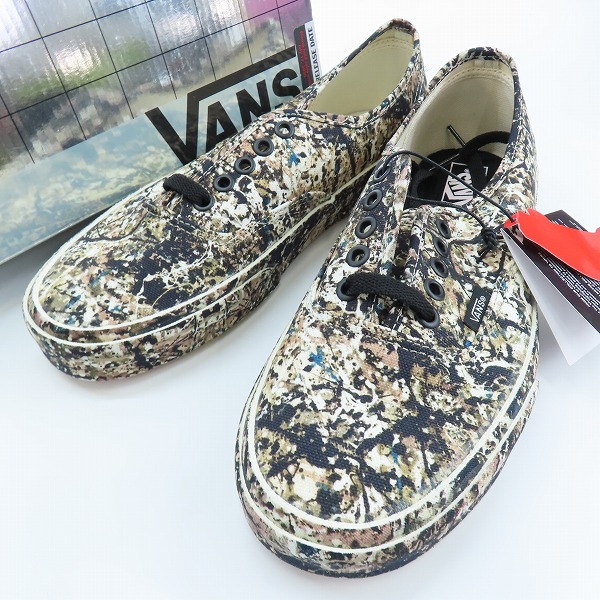 実際に弊社で買取させて頂いた【未使用】VANS×MoMA/バンズ×モマ Authentic Jackson Pollock オーセンティック シューズ VN0A2Z5I18K/25.5