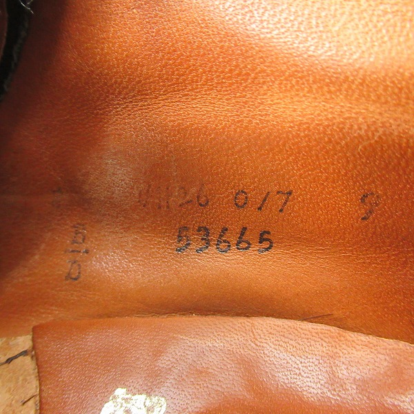 実際に弊社で買取させて頂いたALDEN×UNITED ARROWS/オールデン × ユナイテッドアローズ 53665 スウェードレザーシューズ 9の画像 5枚目