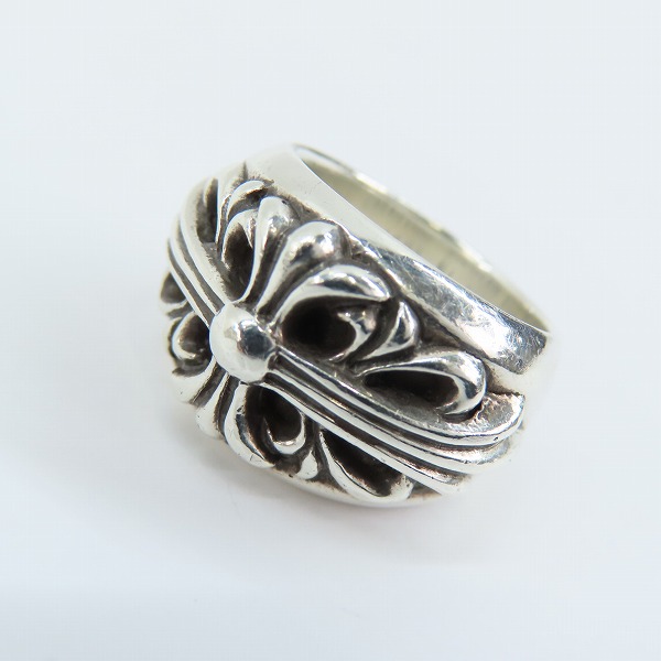 実際に弊社で買取させて頂いたCHROME HEARTS/クロムハーツ FLRL CRS/クロムハーツ フローラルクロスリング/9-9.5号