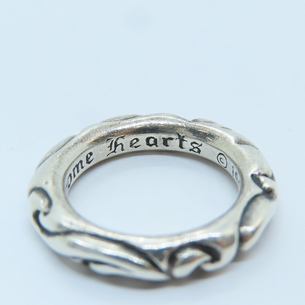 実際に弊社で買取させて頂いたCHROME HEARTS/クロムハーツ スクロールバンドリング 14号の画像 7枚目