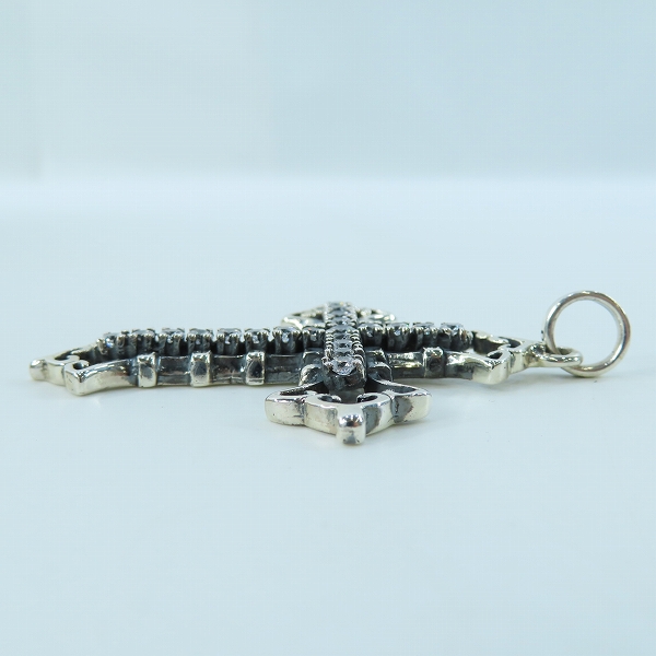 実際に弊社で買取させて頂いたROYAL ORDER/ロイヤルオーダー LARGE CONSORT CROSS WITH CZ/ラージコンソートクロス ジルコニア ペンダントトップの画像 3枚目