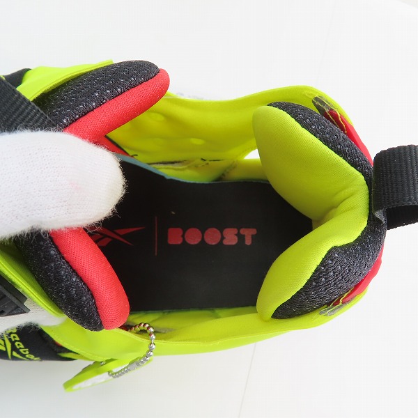 実際に弊社で買取させて頂いた【未使用】adidas×Reebok/アディダス×リーボック INSTAPUMP FURY BOOST/インスタポンプフューリー FW5305/27.5の画像 4枚目
