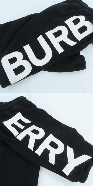 実際に弊社で買取させて頂いたBURBERRY/バーバリー サイド ビッグ ロゴ スウェット ハーフパンツ 8034160/Mの画像 6枚目