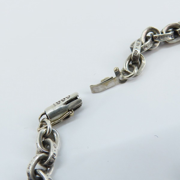 実際に弊社で買取させて頂いたCHROME HEARTS/クロムハーツ PAPER CHAIN/ペーパーチェーン ネックレス 20インチの画像 4枚目