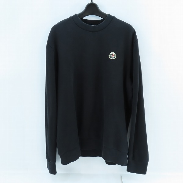 実際に弊社で買取させて頂いた【JPタグ】MONCLER/モンクレール SWEAT SHIRT/ロゴワッペン クルーネック スウェット トレーナー H10918G00051 809KR/XL