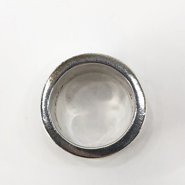 実際に弊社で買取させて頂いた【ギャラ付き】Bill Wall Leather/BWL/ビルウォールレザー エグゼクティブ クロス リング/18.5-19.5号の画像 5枚目