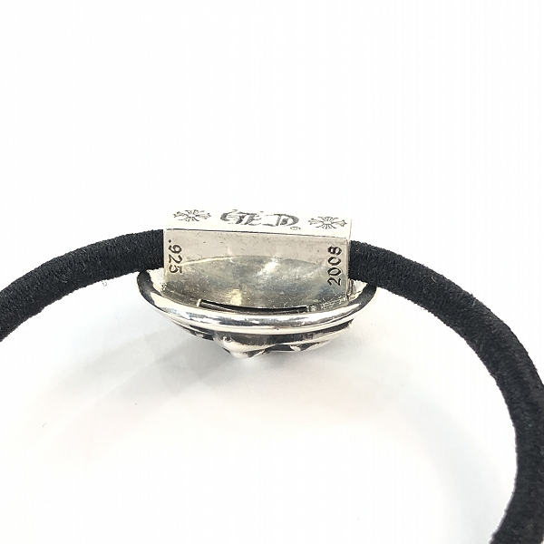 実際に弊社で買取させて頂いたCHROME HEARTS/クロムハーツ HAIRBAND #2 スターボタン ヘアゴム コンチョの画像 7枚目