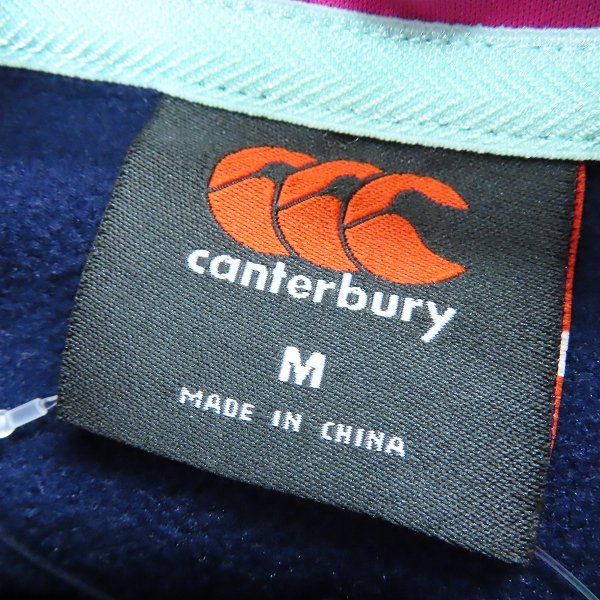 実際に弊社で買取させて頂いた【未使用】CANTERBURY/カンタベリー IRFU/アイルランドラグビー協会 ハーフジップトレーニングウェア 400188106/Mの画像 2枚目