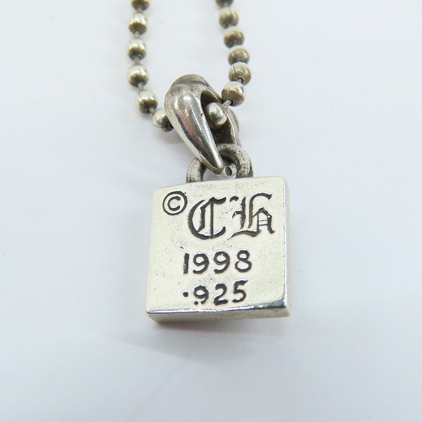 実際に弊社で買取させて頂いたCHROME HEARTS/クロムハーツ フレームドCHプラスチャーム/ペンダントの画像 2枚目