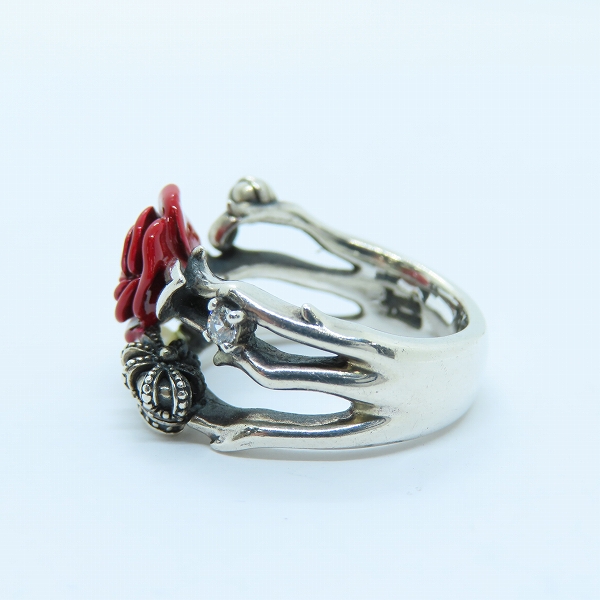 実際に弊社で買取させて頂いたJUSTIN DAVIS/ジャスティンデイビス Sacred Rose Ring A/バラ薔薇リング/SRJ460A/13号の画像 2枚目