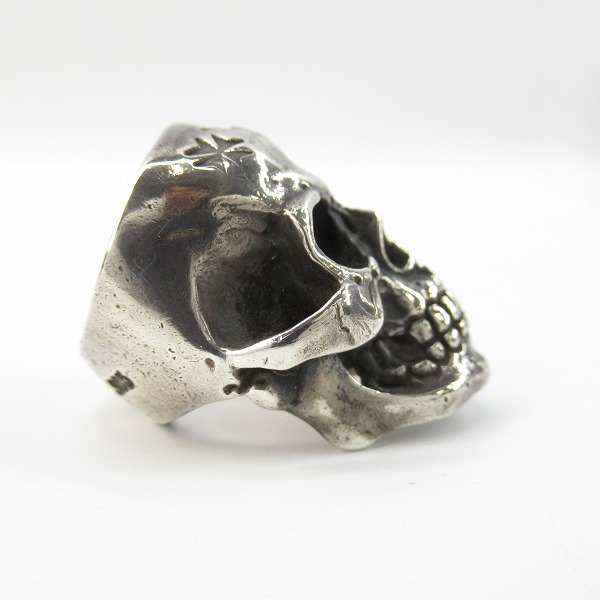 実際に弊社で買取させて頂いた【証明書】GABORATORY/ガボラトリー/ガボール ラージスカルリング w/ジョー 2マルティスクロススタンプ 17-19号 の画像 4枚目