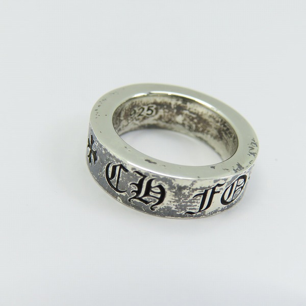 実際に弊社で買取させて頂いたCHROME HEARTS/クロムハーツ 6mm CH FOREVER/フォーエバー スペーサーリング 7号