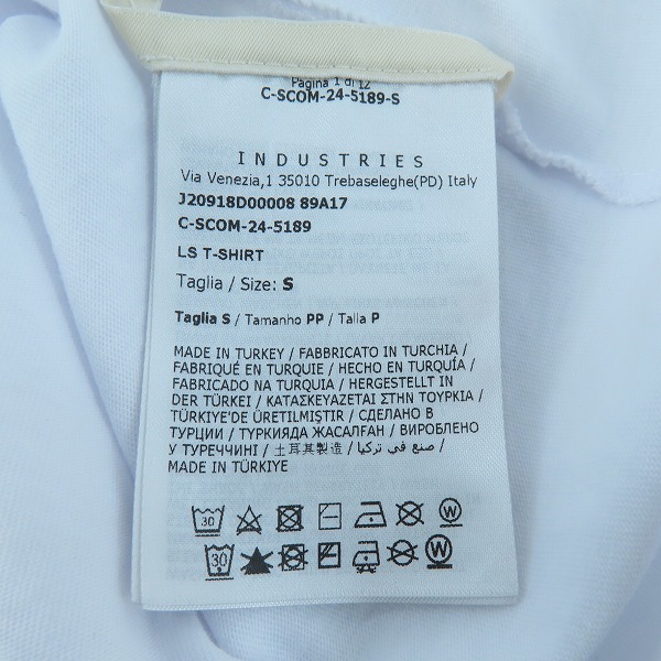 実際に弊社で買取させて頂いた【JPタグ】MONCLER/モンクレール 24ss ロングスリーブカットソー J20918D00008 89A17/Sの画像 5枚目