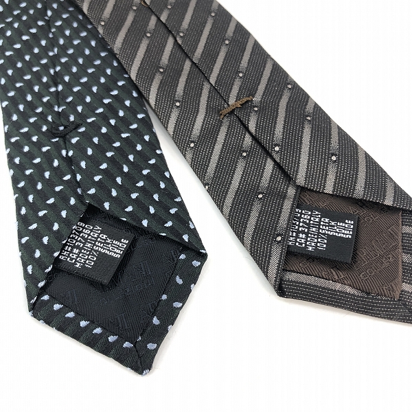 実際に弊社で買取させて頂いたARMANI COLLEZIONI/アルマーニ コレッツォーニ ネクタイ 2点セットの画像 2枚目
