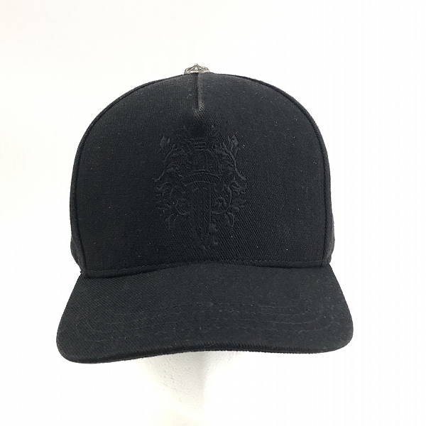 実際に弊社で買取させて頂いた【JPタグ】CHROME HEARTS/クロムハーツ ダガー ブラック刺繍 キャップ/帽子の画像 1枚目