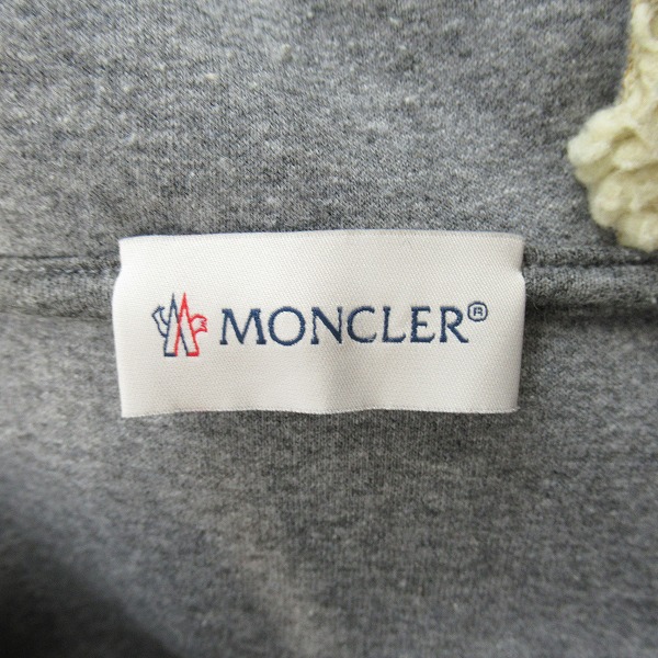 実際に弊社で買取させて頂いた【JPタグ】MONCLER/モンクレール MAGLIA CARDIGAN ボアフリースジャケット C20918410900/Sの画像 2枚目