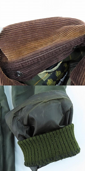 実際に弊社で買取させて頂いたBarbour/バブアー Bedale SL ビデイル オイルドジャケット 1702255/40の画像 8枚目