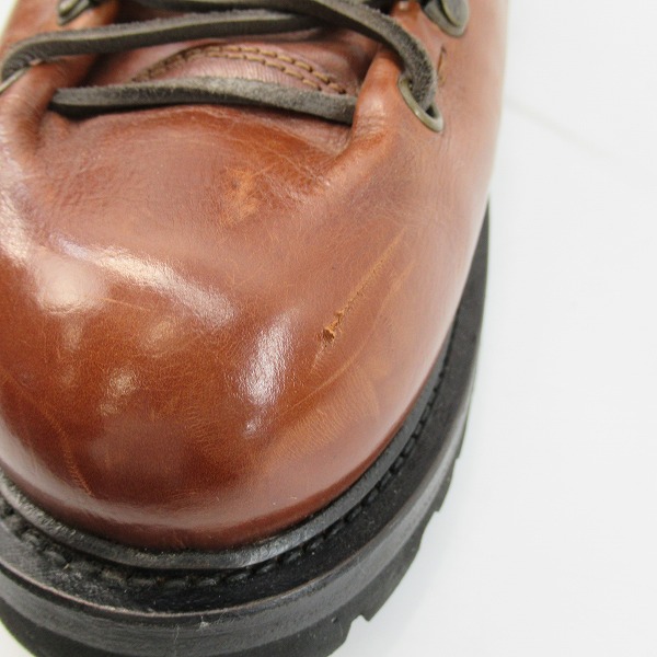 実際に弊社で買取させて頂いたBUTTERO/ブッテロ サイドジップ レザートレッキング ブーツ ブラウン B4950/42の画像 7枚目