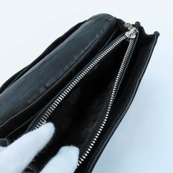 実際に弊社で買取させて頂いた【インボイス原本】CHROME HEARTS/クロムハーツ JUDY ジュディ ウォレットの画像 4枚目