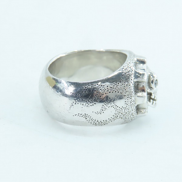 実際に弊社で買取させて頂いたSTARLINGEAR/スターリンギア ギアフェイスリング パヴェストーン フレイミングテクスチャー/14-15号の画像 4枚目