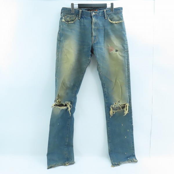 実際に弊社で買取させて頂いたUNDERCOVERISM/アンダーカバーイズム パッチワーク ダメージ加工 デニムパンツ/5S229-P6/3