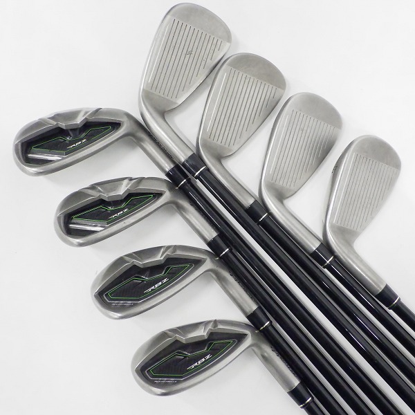 実際に弊社で買取させて頂いたTaylorMade/テーラーメイド RBZ ROCKET BALLZ/ロケットボールズ アイアン #5~9,P,A,Sw 8本セット RB-55 FLEX:Rの画像 3枚目