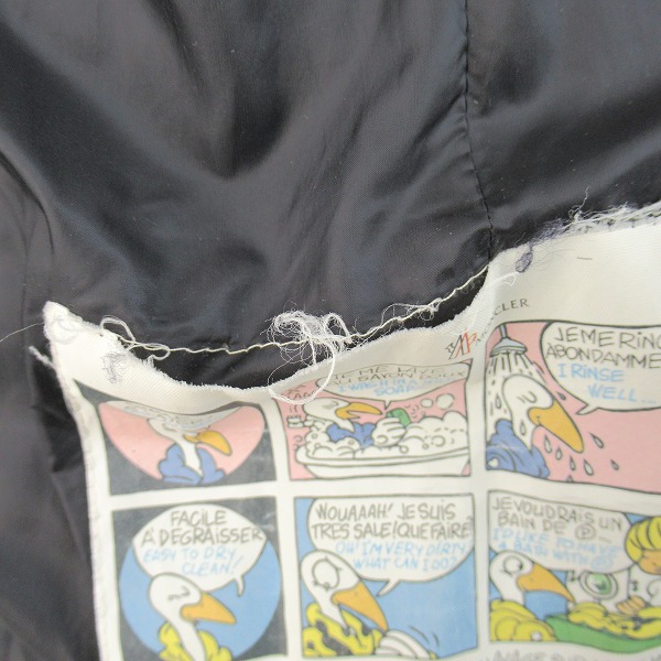 実際に弊社で買取させて頂いたMONCLER/モンクレール ZEIA GIUBBOTTO ダウンジャケット/コート 020934931550 53048/1の画像 7枚目