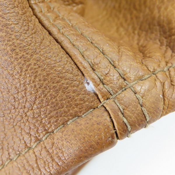 実際に弊社で買取させて頂いたTHE FLAT HEAD/ザ フラットヘッド レザージャケット/ライダース 鹿革 スナップボタン/40の画像 8枚目