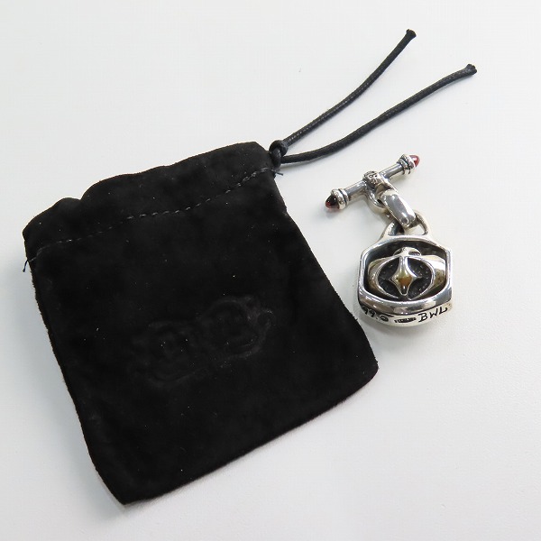 実際に弊社で買取させて頂いたBill Wall Leather/BWL/ビルウォールレザー ゴシッククロス スピナー ロール ペンダントトップ ｗ/Tバーの画像 7枚目