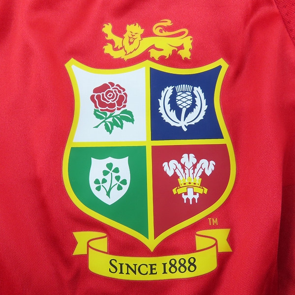 実際に弊社で買取させて頂いた(2)【未使用】CANTERBURY/カンタベリー ブリティッシュ＆アイリッシュ ライオンズ ラグビー Tシャツ QA004733/Sの画像 5枚目