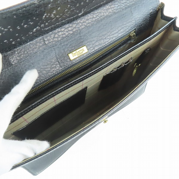 実際に弊社で買取させて頂いたBurberrys/バーバリーズ レザー ワンハンドル ハンドバッグ ビジネスバッグ ブリーフの画像 3枚目