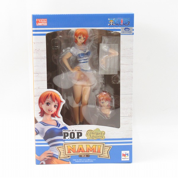 実際に弊社で買取させて頂いた【未開封】メガハウス Portrait.Of.Pirates/P.O.P ワンピース エクセレントモデル PlayBack Memories ナミ フィギュアの画像 1枚目