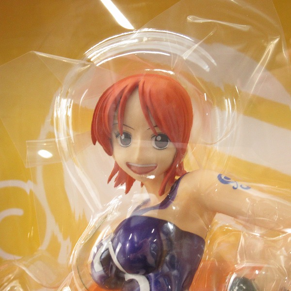 実際に弊社で買取させて頂いた【未開封】メガハウス エクセレントモデル LIMITED P.O.P ワンピース LIMITED EDITION ナミ Ver.2 Repaint フィギュアの画像 2枚目