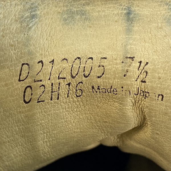 実際に弊社で買取させて頂いたDanner×SOPHNET. ダナー×ソフネット16AW ZIP UP BOOTS サイドジップ レースアップブーツ D212005/7.5の画像 4枚目