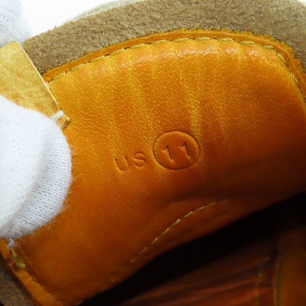 実際に弊社で買取させて頂いたVISVIM/ビズビム スエード デッキ スニーカー ベージュ系/11の画像 5枚目