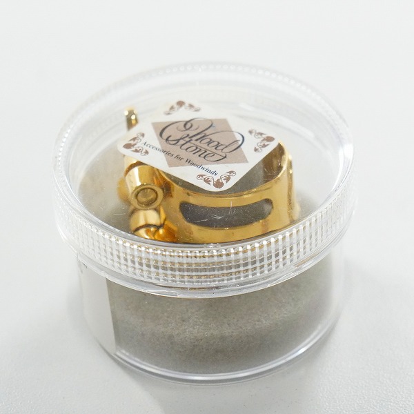 実際に弊社で買取させて頂いたWood Stone/ウッドストーン SS Selmerラバー用 GP ソプラノサックス リガチャーの画像 7枚目