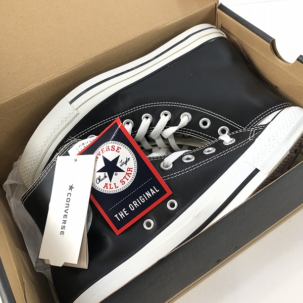 実際に弊社で買取させて頂いたCONVERSE/コンバース LEATHER ALL STAR レザー オールスター 18616/27の画像 8枚目
