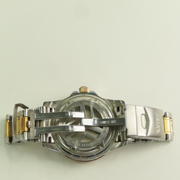 実際に弊社で買取させて頂いたEVISU/エヴィス YAMATE AUTOMATIC 腕時計 ev-7010の画像 3枚目