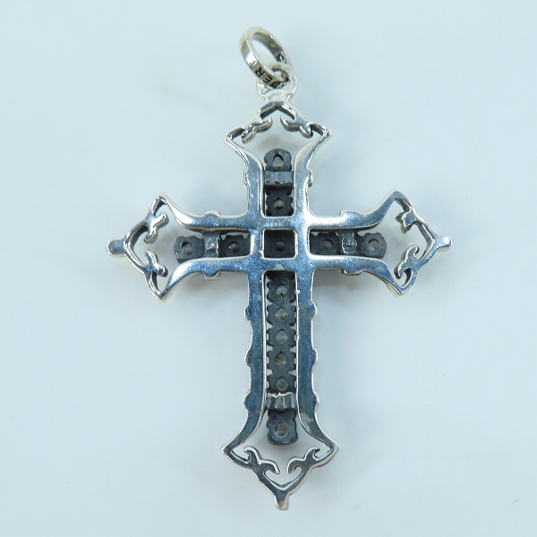 実際に弊社で買取させて頂いたROYAL ORDER/ロイヤルオーダー LARGE CONSORT CROSS WITH CZ/ラージコンソートクロス ジルコニア ペンダントトップの画像 2枚目