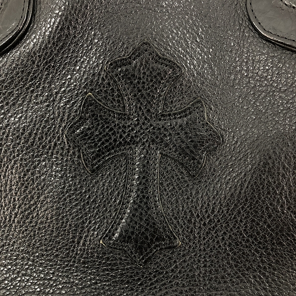 実際に弊社で買取させて頂いた【インボイス原本】CHROME HEARTS/クロムハーツ セメタリークロスパッチ トートバッグの画像 6枚目